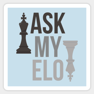 ask my elo Sticker